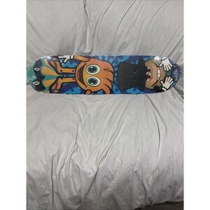 RARE Skateboard Boys Jack And The Builder Vintage New Mad Hatter Smiley Face 30
